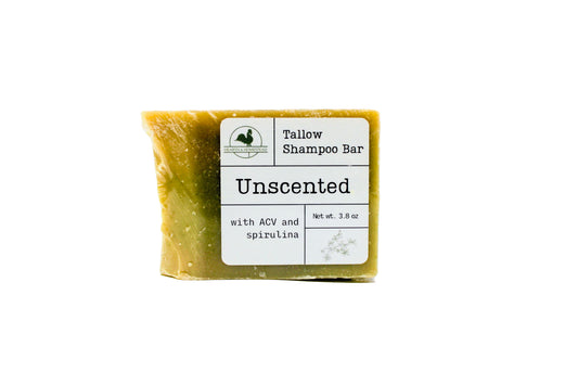 Tallow Shampoo Bar, Unscented