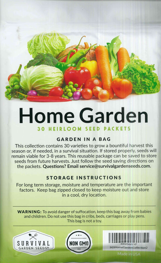 Survival Kit, Home Garden Seed Collection