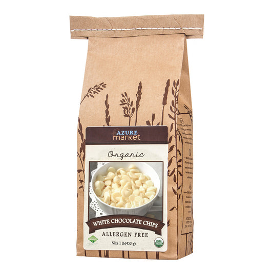 White Chocolate Chips, Allergen Free, Organic