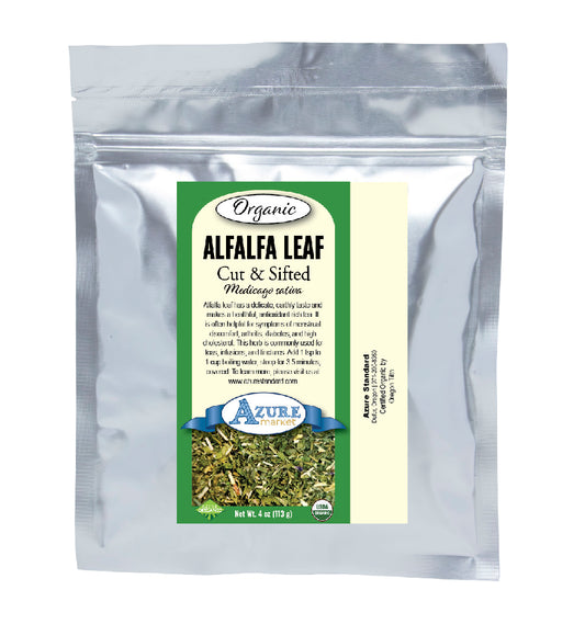 Alfalfa Leaf, Cut & Sifted, Organic