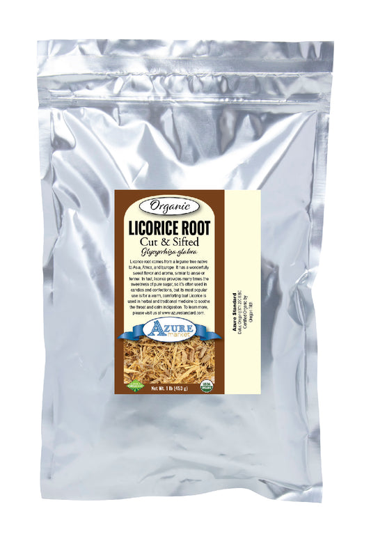 Licorice Root Cut & Sifted, Organic