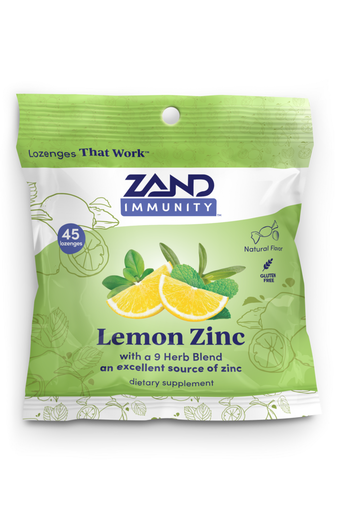 Herbal Lozenges, Lemon Zinc
