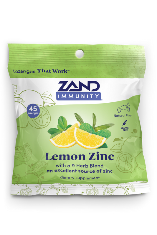 Herbal Lozenges, Lemon Zinc
