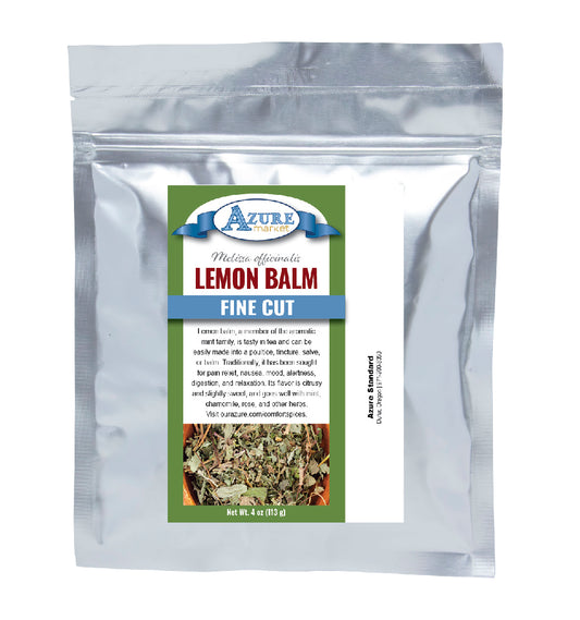 Lemon Balm, Fine Cut