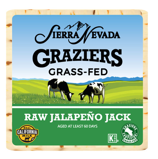 Graziers, Jalapeno Jack, Raw, Grass-Fed, Pastured, Random Weight