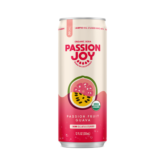Sparkling Beverage, Passion Fruit Guava, Organic