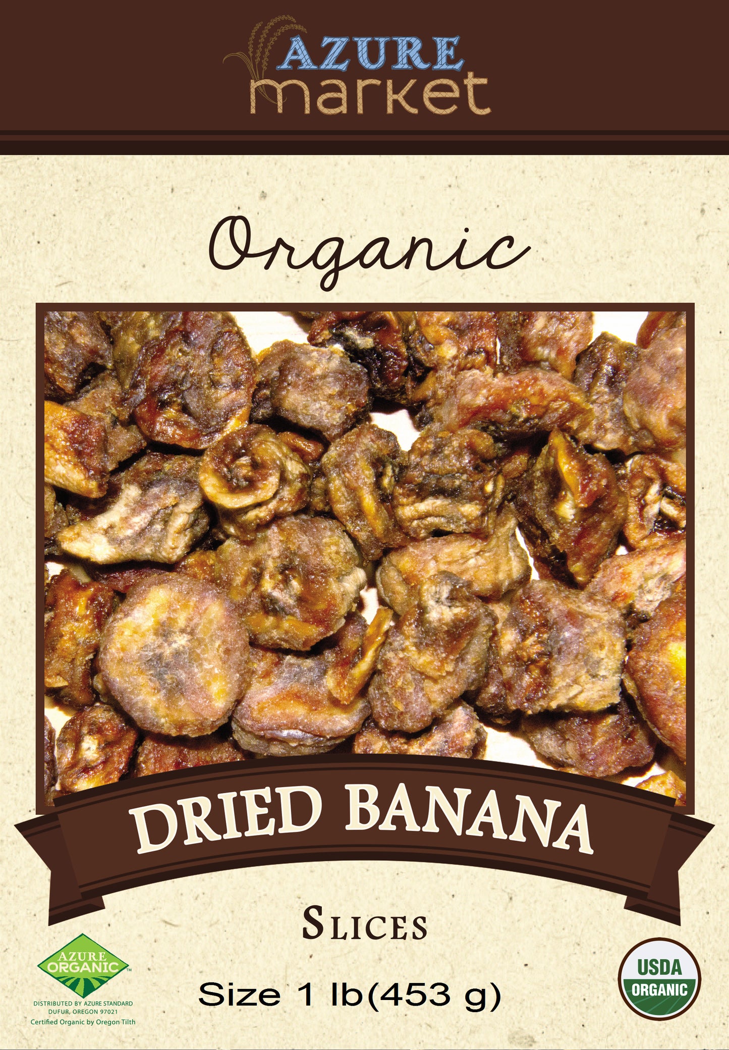 Banana, Slices, Organic