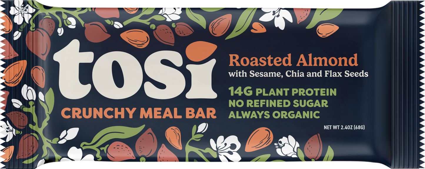 Crunchy Meal Bar, Roasted Almond, Organic