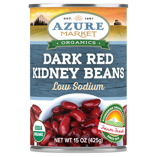Dark Red Kidney Beans, Low Sodium, Organic