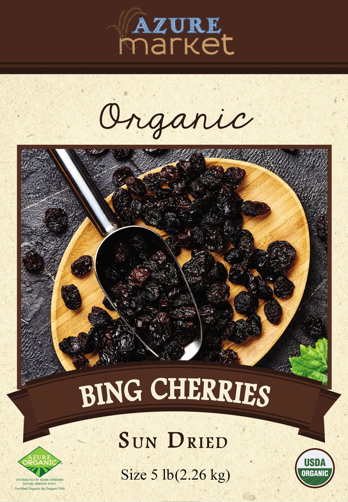 Cherries, Bing, Sun Dried, Organic