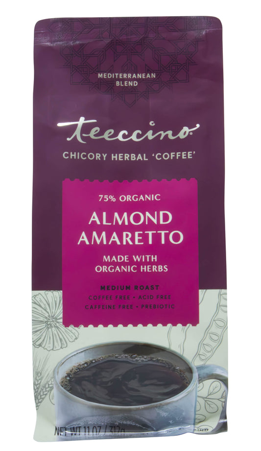 Almond Amaretto, Chicory, Herbal Coffee, Organic