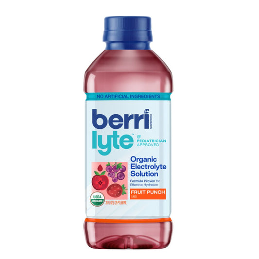 Electrolyte Solution, Rehydration Drink, Fruit Punch, Organic