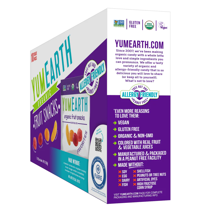 Fruit Snacks, Snack Pack, Organic