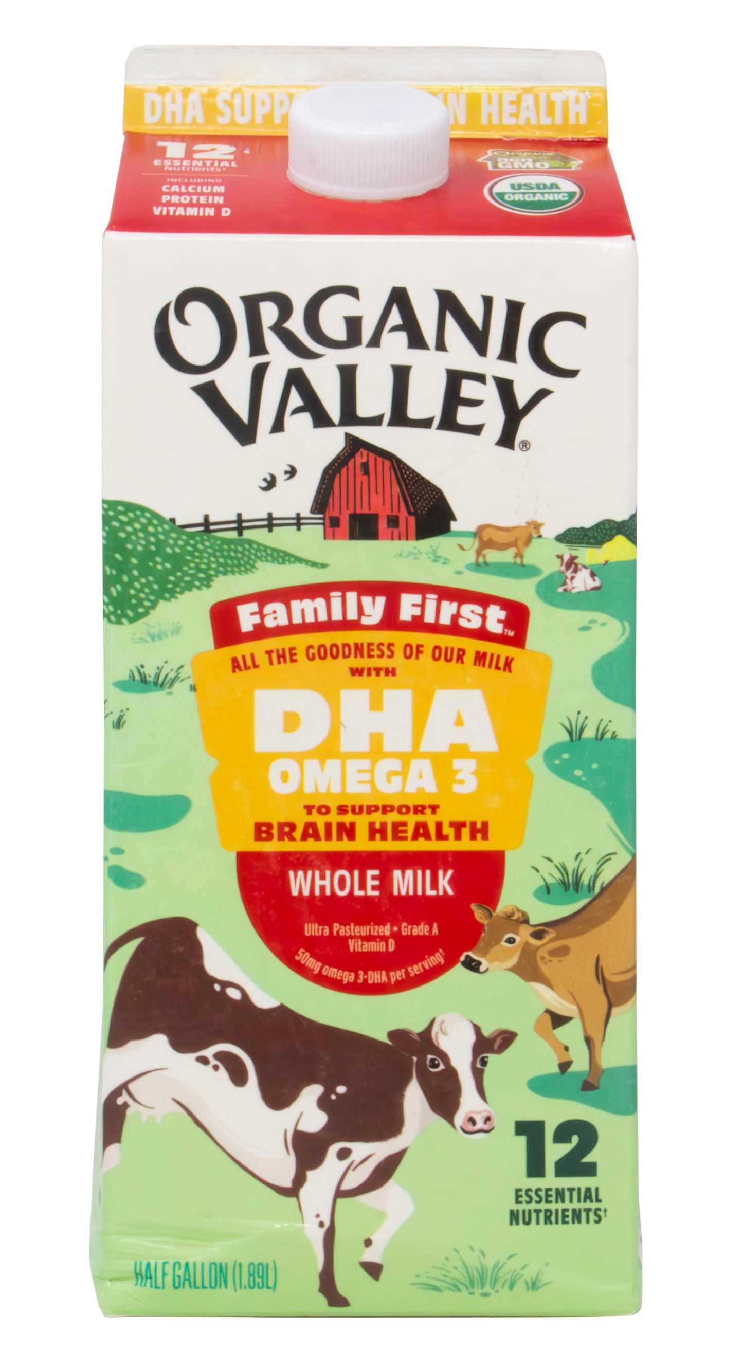 Whole Milk, Family First with DHA Omega 3, Organic