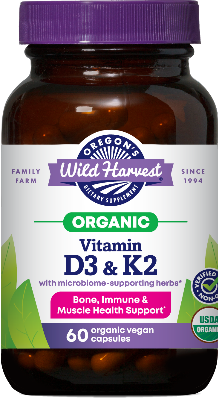 Vitamin D3 & K2, Organic
