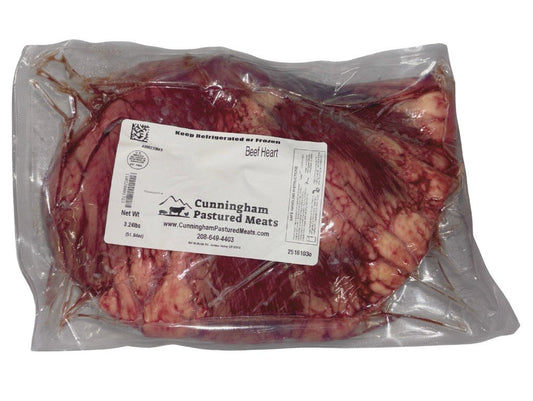 Beef Heart, Grass-Fed, Frozen, Random Weight