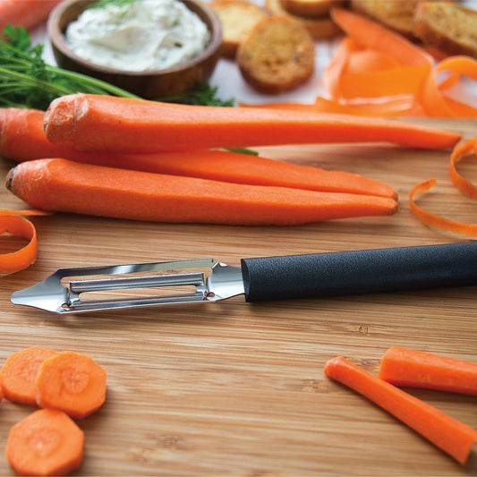 Deluxe Vegetable Peeler, Black Handle