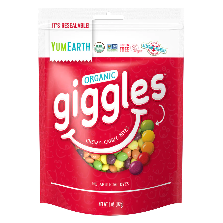 Chewy Candy Bites, Giggles, Organic