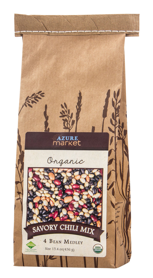 Savory 4-Bean Chili Mix, With Seasoning, Organic