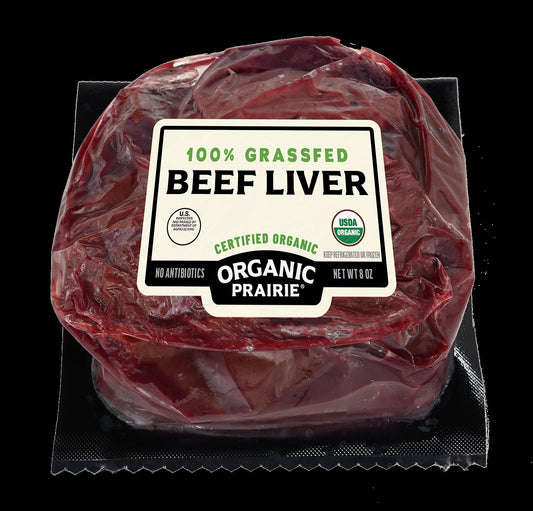 Beef Liver, Grass-Fed, Sliced, Organic, Frozen