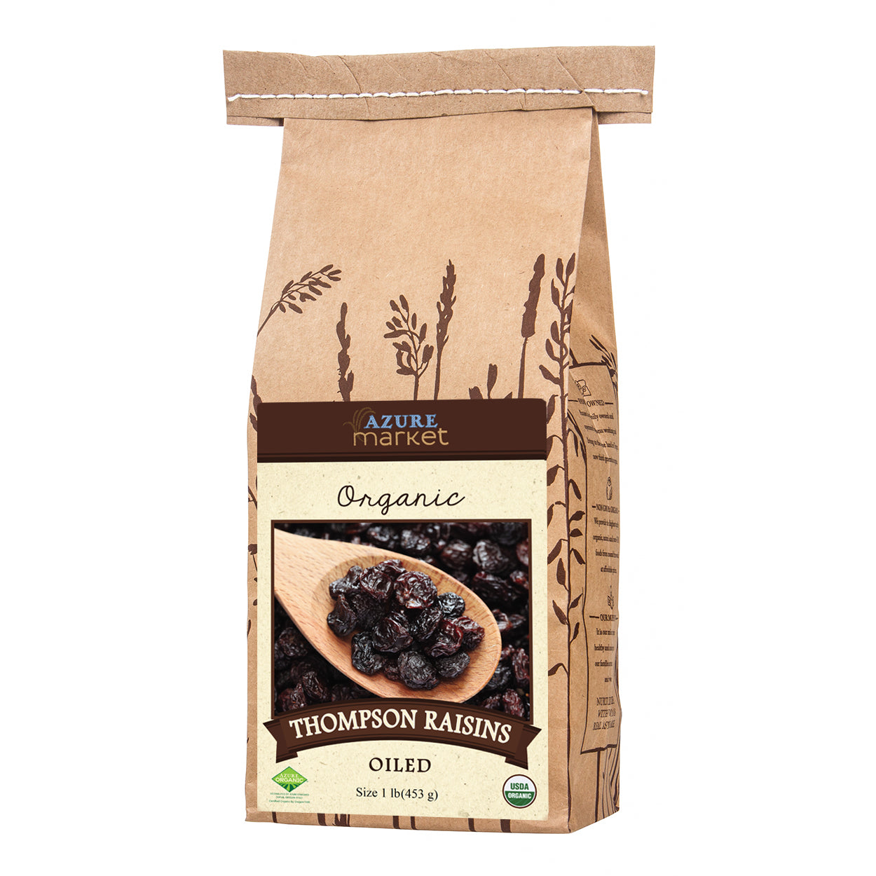 Raisins, Thompson Select, Oiled, Organic