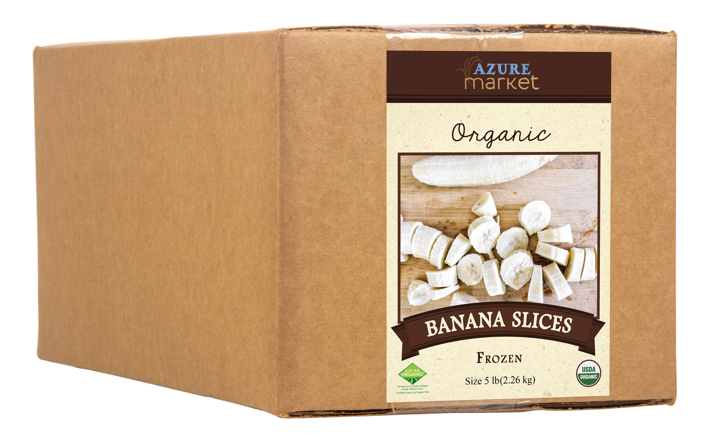 Banana, Sliced, Frozen, Organic