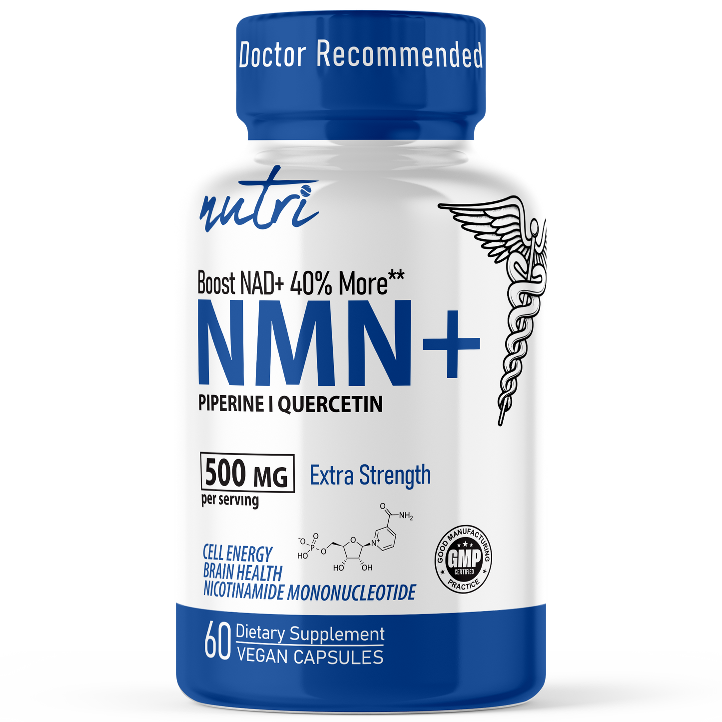 NMN+ Quercefit & Piperine, 500mg