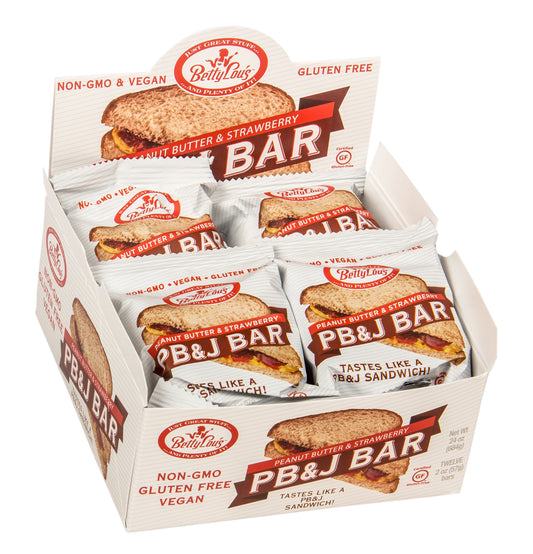 PB&J Bar, Peanut Butter and Strawberry, GF