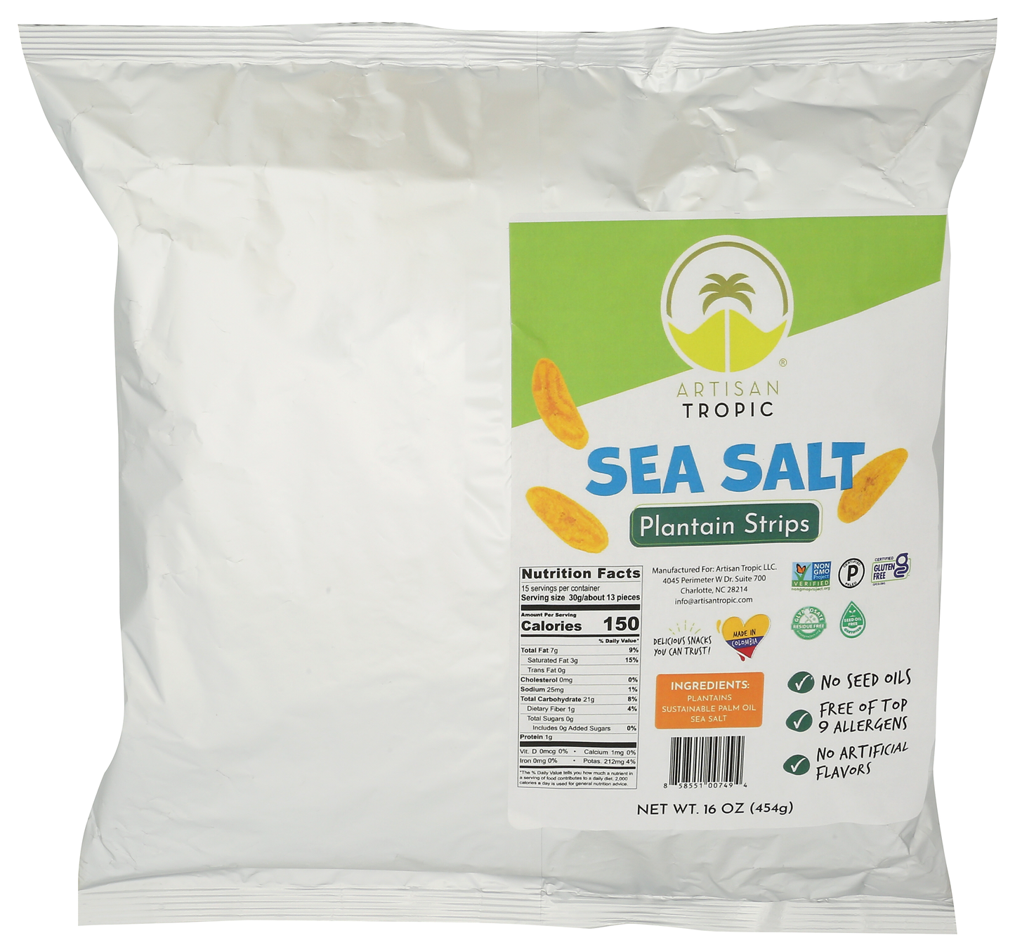 Cassava Chip Strips, Sea Salt