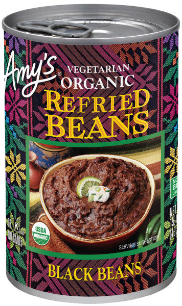 Refried Black Beans, Organic