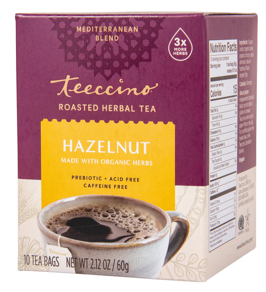 Hazelnut Roasted, Herbal Tea Bags