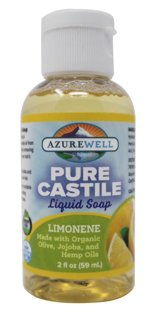 Castile Liquid Soap, Pure, Limonene, Organic