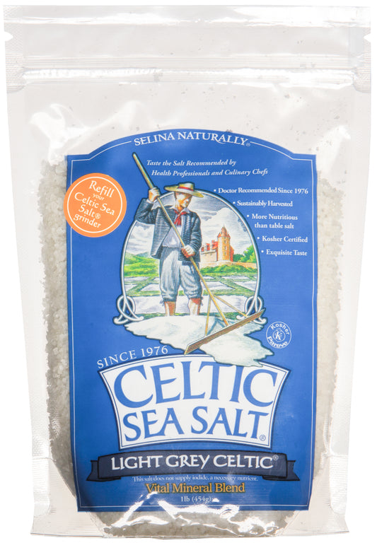 Celtic Sea Salt Crystals, Light Grey