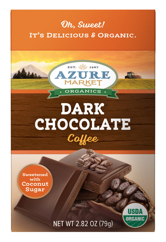 Dark Chocolate Bar Coffee 55%, Sweetened With Coconut Sugar, Organic