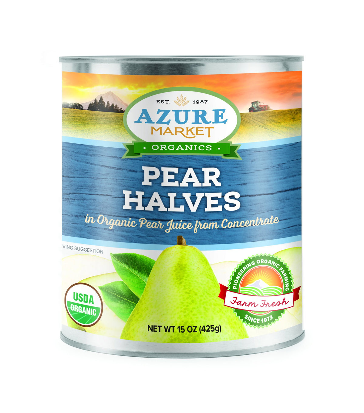 Pear Halves in Pear Juice, Organic