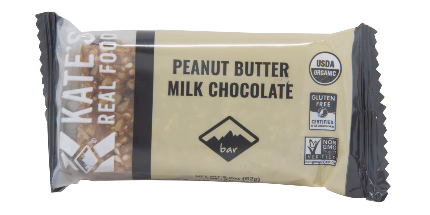 Energy Bar, Peanut Butter Milk Chocolate, Organic