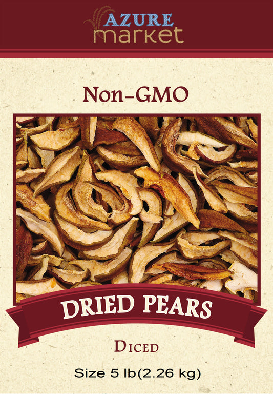 Pears, Diced, Dried, Natural