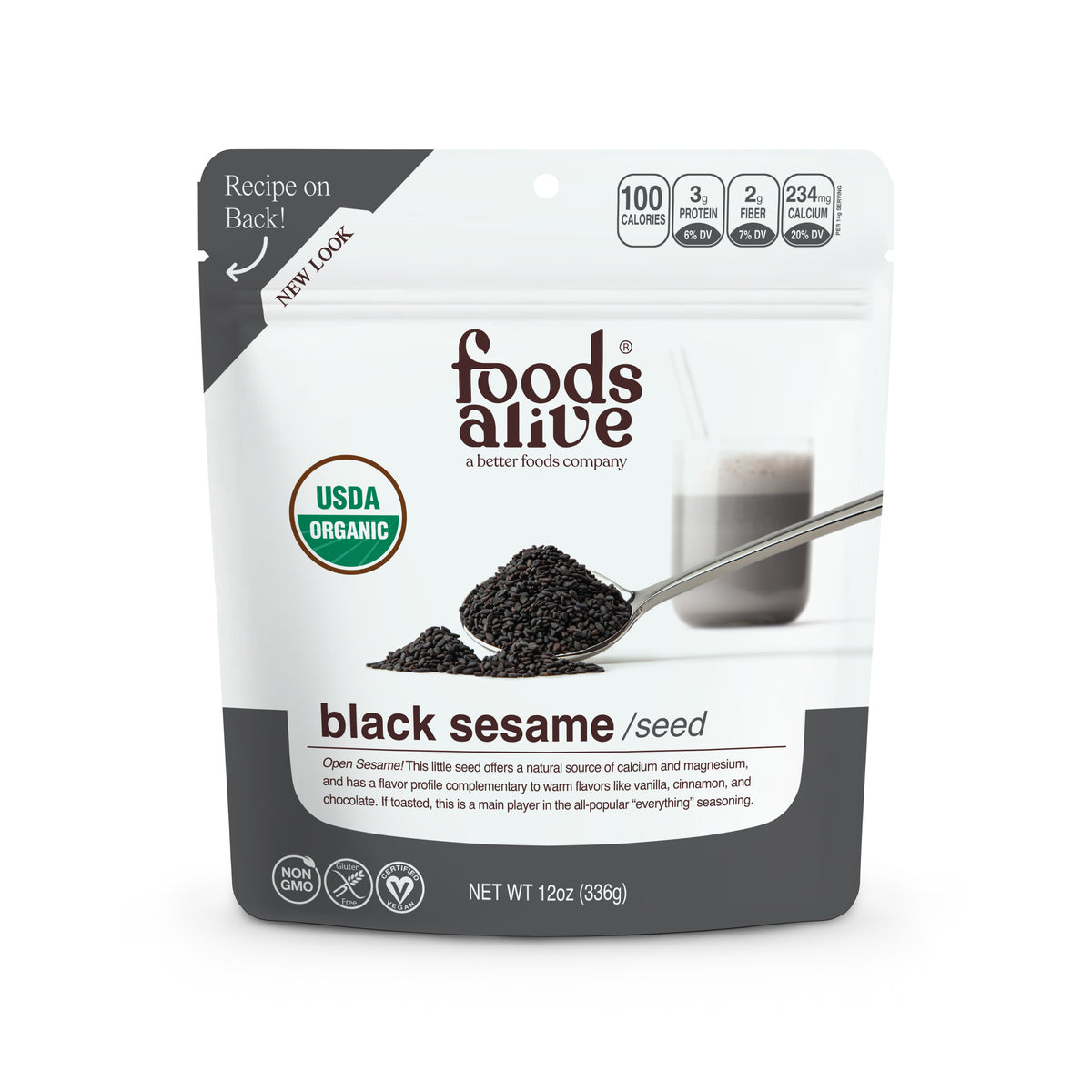 Black Sesame Seeds, Organic