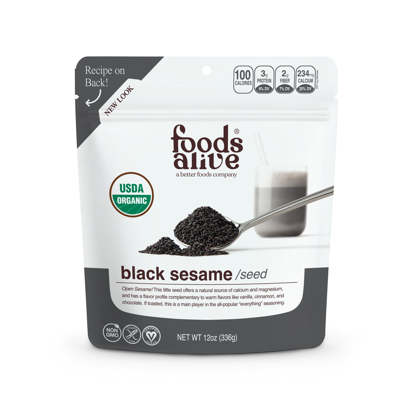 Black Sesame Seeds, Organic
