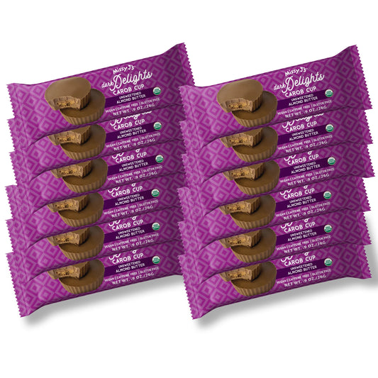 Dark Delight Carob Cup, Unsweetened Almond Butter, Organic