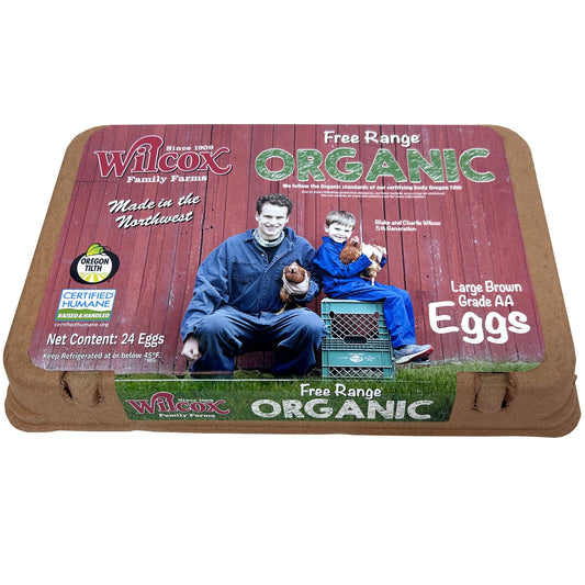 Eggs, Large Brown, Free Range, Organic