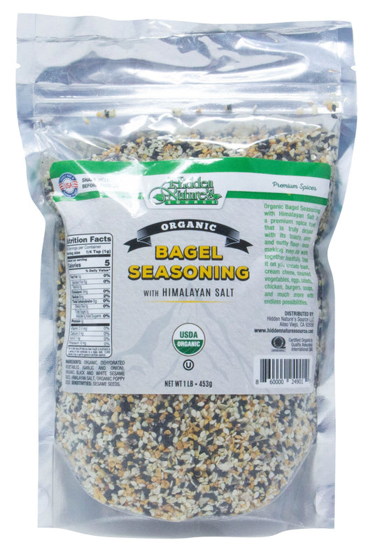 Bagel Seasoning, Everything with Himalayan Salt, Organic