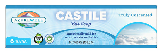 Castile Bar Soap, Unscented, Organic