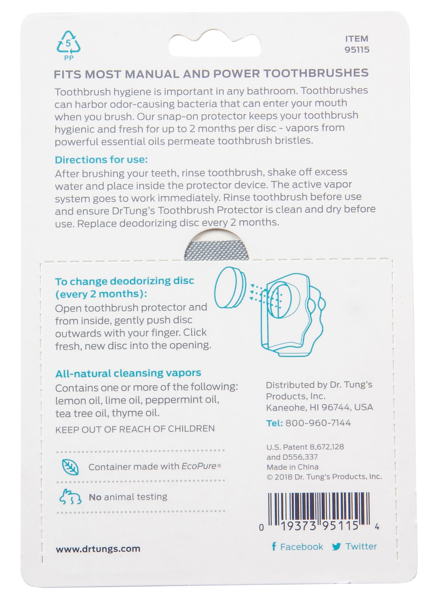 Toothbrush Protection, Snap-on