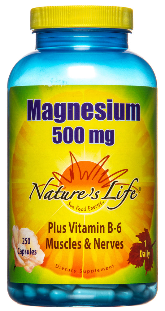Magnesium 500 Mg. w/B-6
