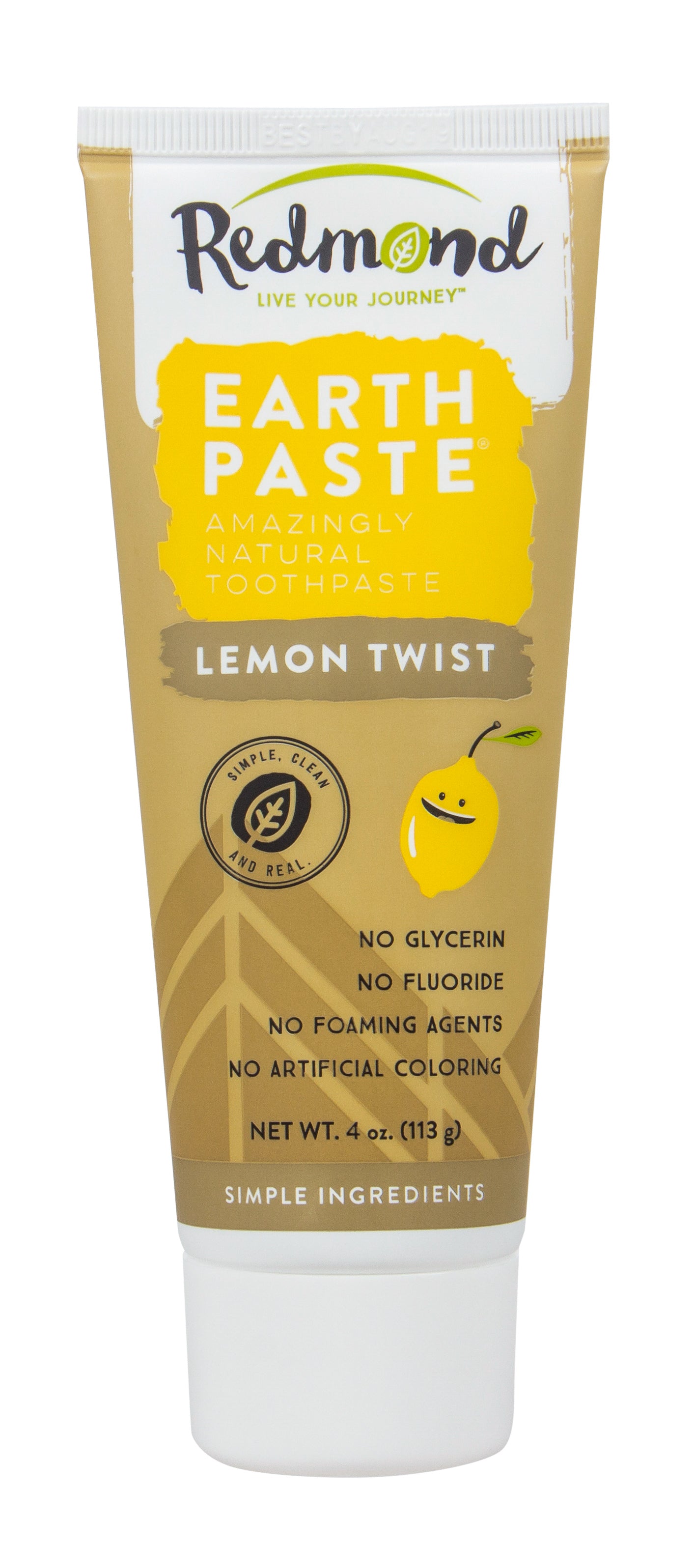 Toothpaste with Silver, Lemon Twist