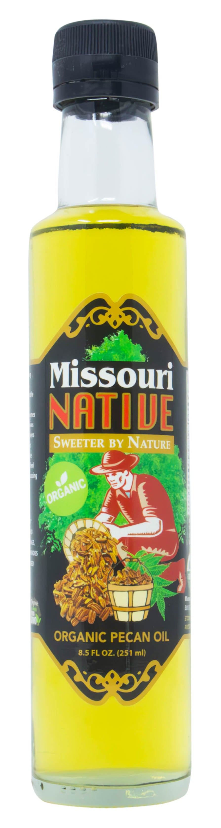 Missouri Native Pecan Oil, Organic