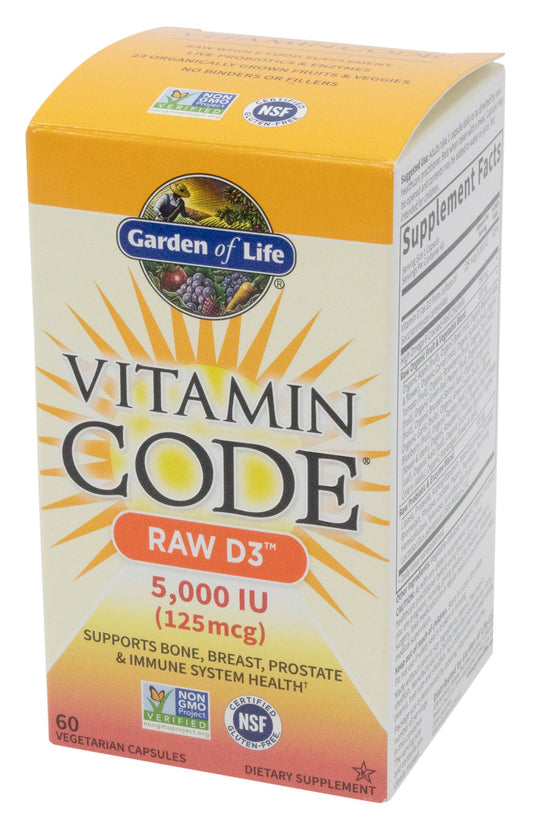 Vitamin Code Raw Raw D3, 5000 IU