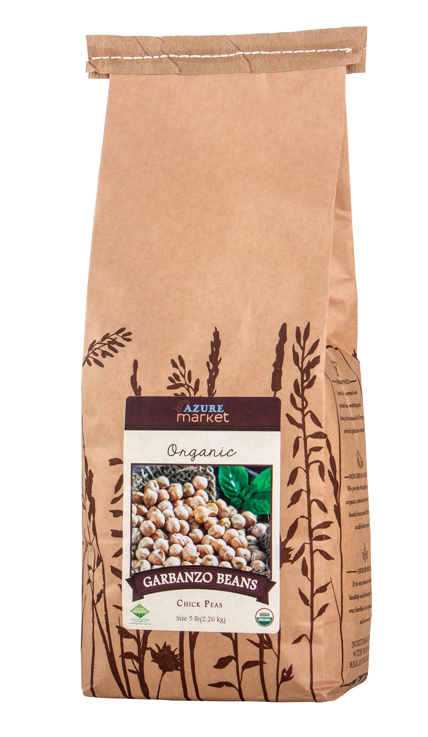 Garbanzo Beans, (Chick Peas), Organic
