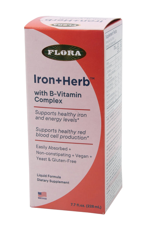 Iron+Herb, Liquid Iron Supplement, Vegan